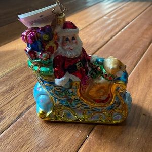 Christopher Radko Christmas Ornament; Nick Retriever; Never Used.